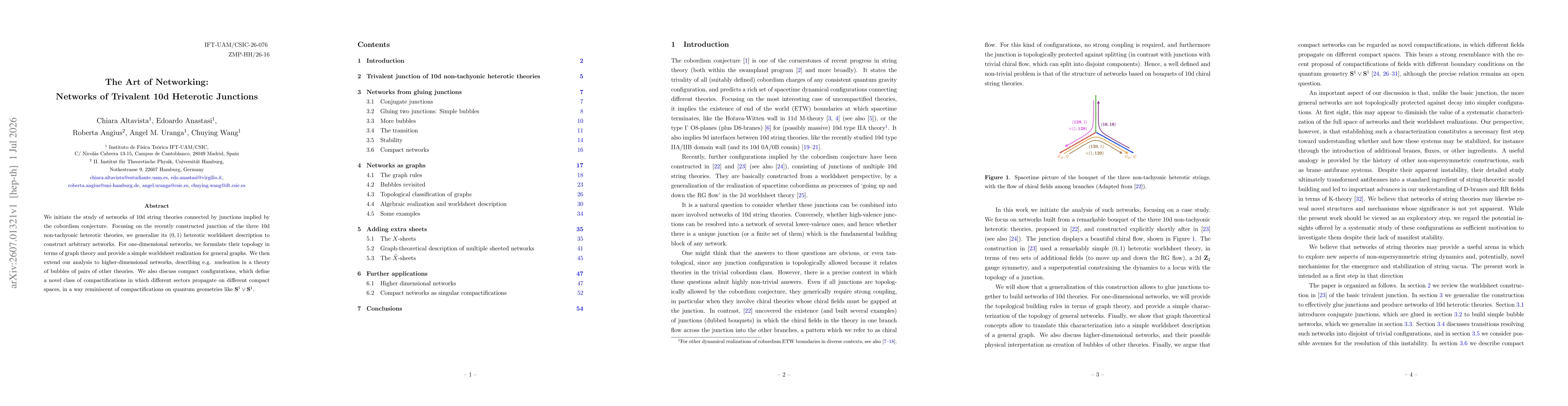 Thumbnail for The Art of Networking: Networks of Trivalent 10d Heterotic Junctions