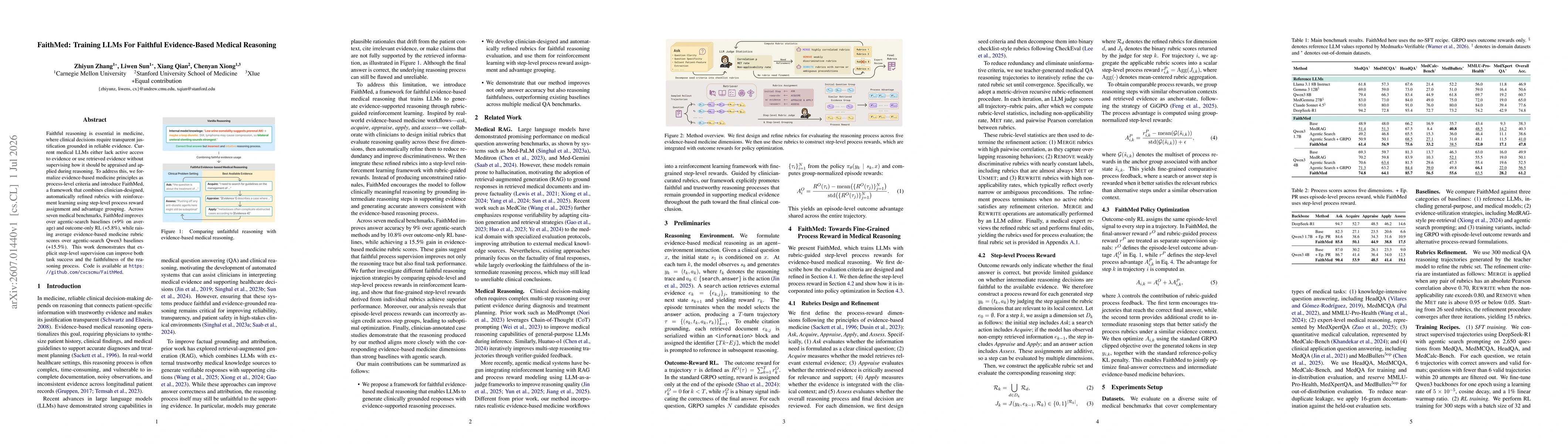 Thumbnail for FaithMed: Training LLMs For Faithful Evidence-Based Medical Reasoning