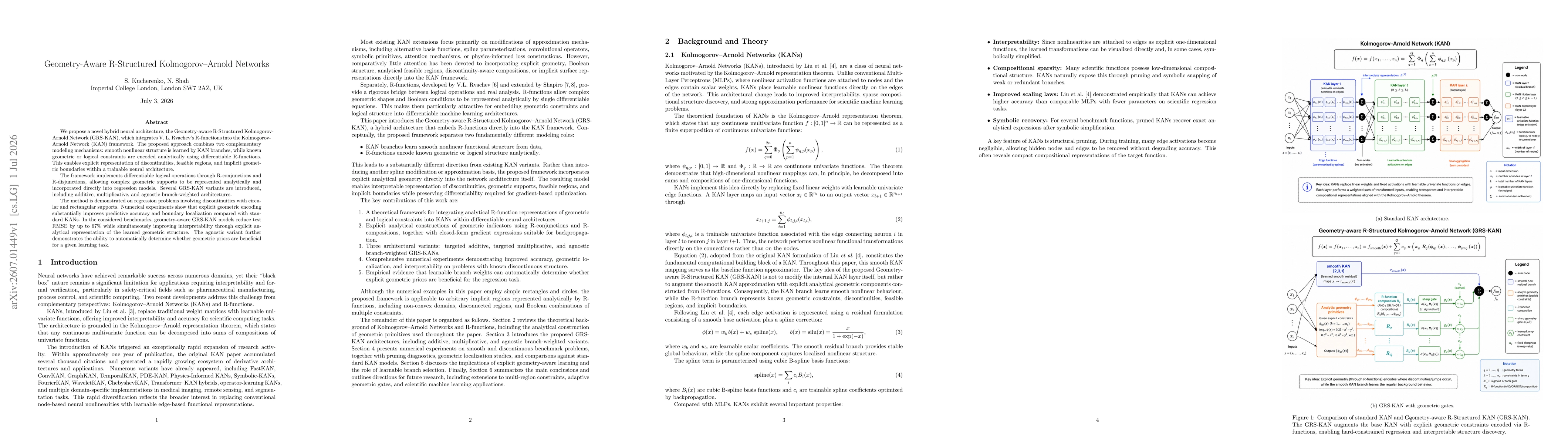 Thumbnail for Geometry-Aware R-Structured Kolmogorov-Arnold Networks