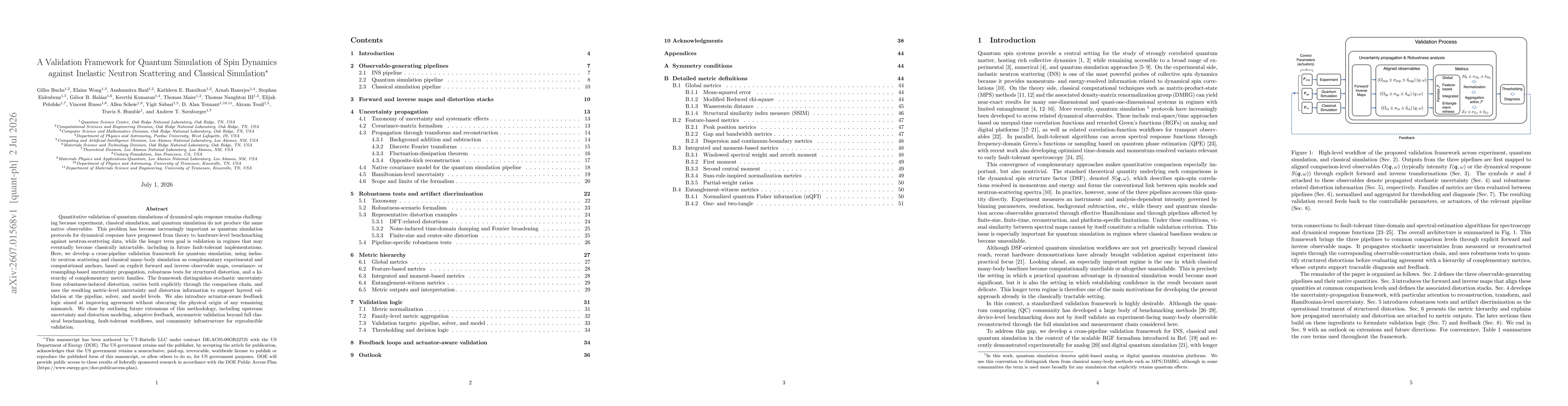 Thumbnail for A Validation Framework for Quantum Simulation of Spin Dynamics against Inelastic Neutron Scattering and Classical Simulation