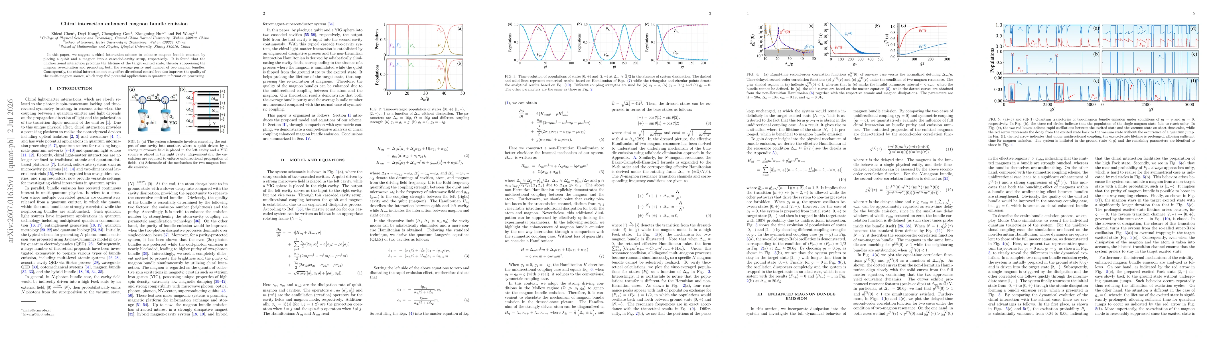 Thumbnail for Chiral interaction enhanced magnon bundle emission