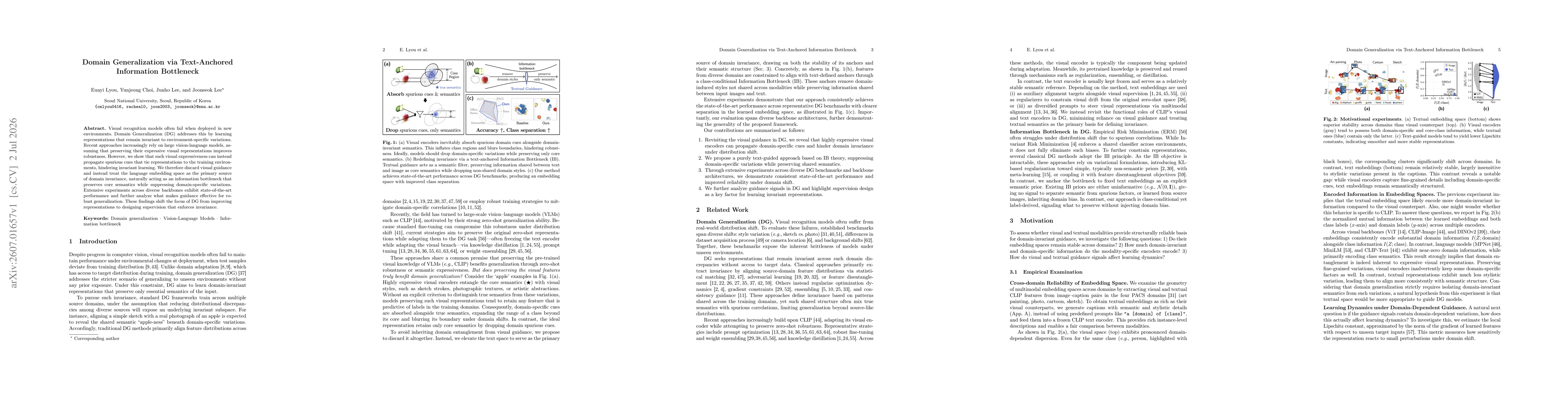 Thumbnail for Domain Generalization via Text-Anchored Information Bottleneck