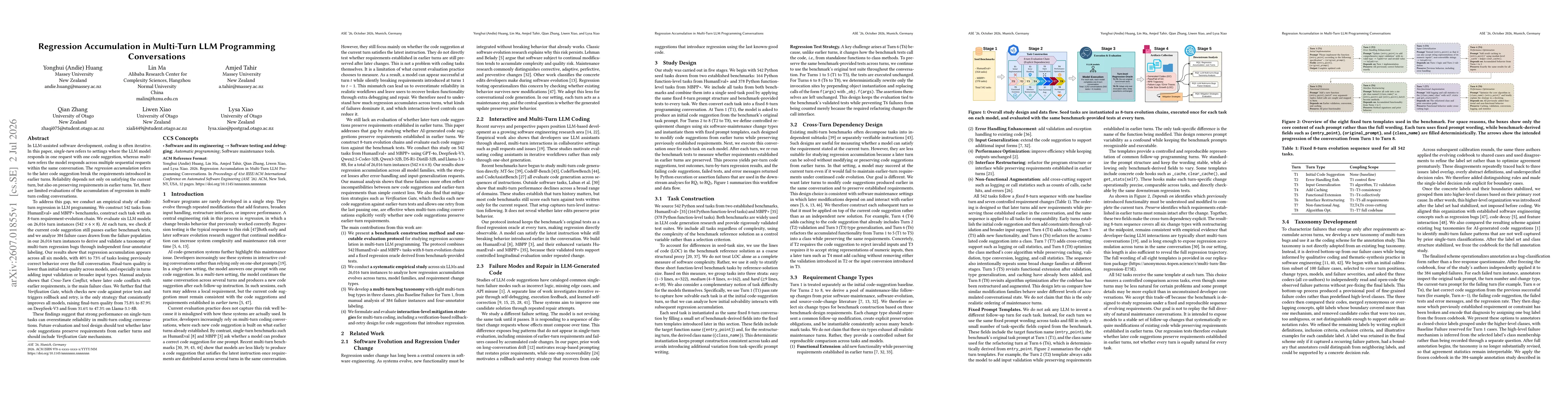 Thumbnail for Regression Accumulation in Multi-Turn LLM Programming Conversations