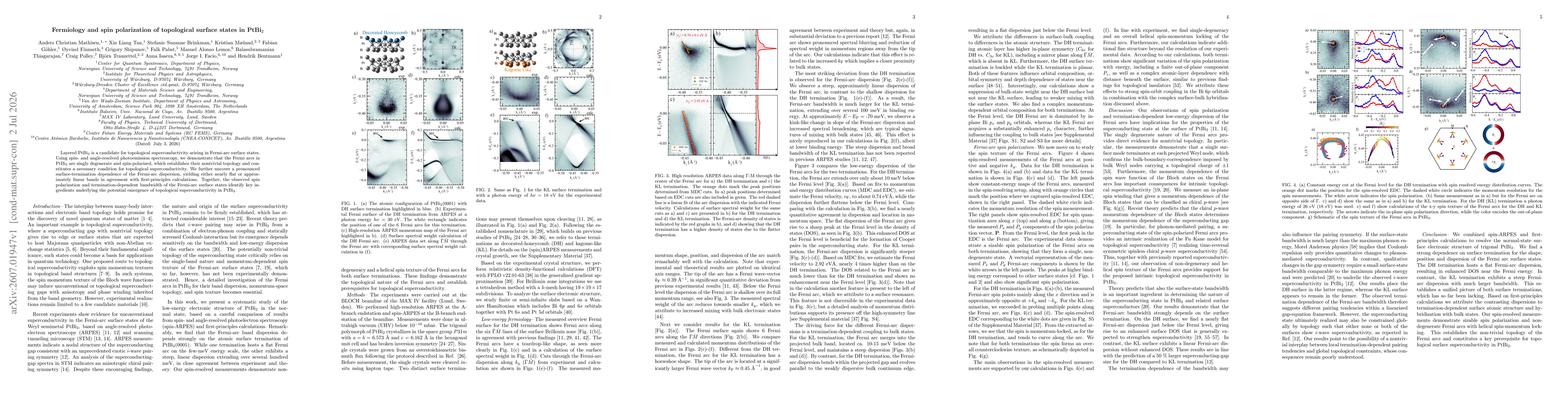 Thumbnail for Fermiology and spin polarization of topological surface states in PtBi$_2$