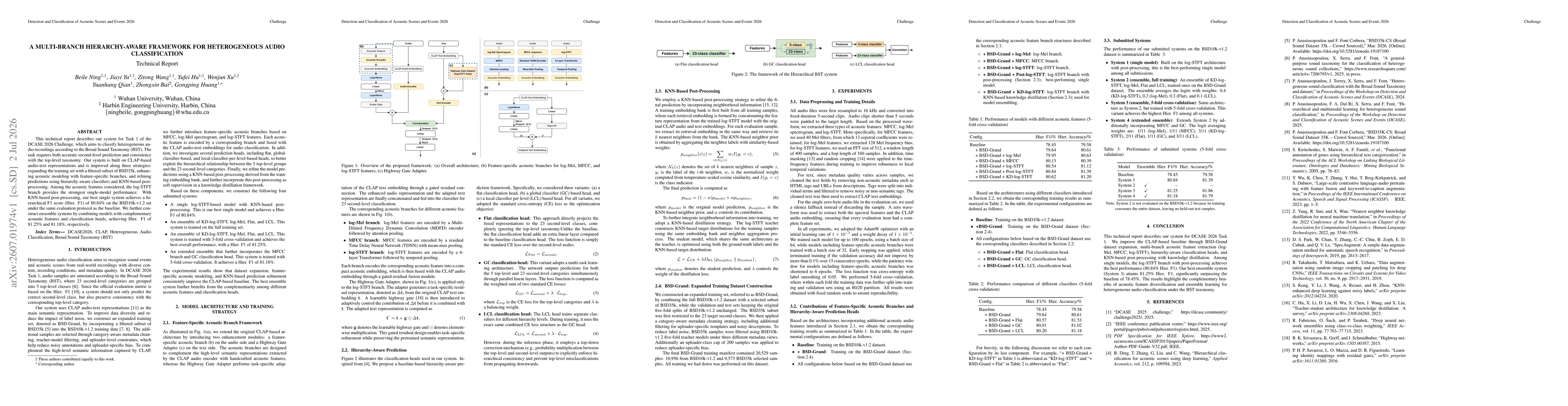 Thumbnail for A Multi-Branch Hierarchy-Aware Framework for Heterogeneous Audio Classification