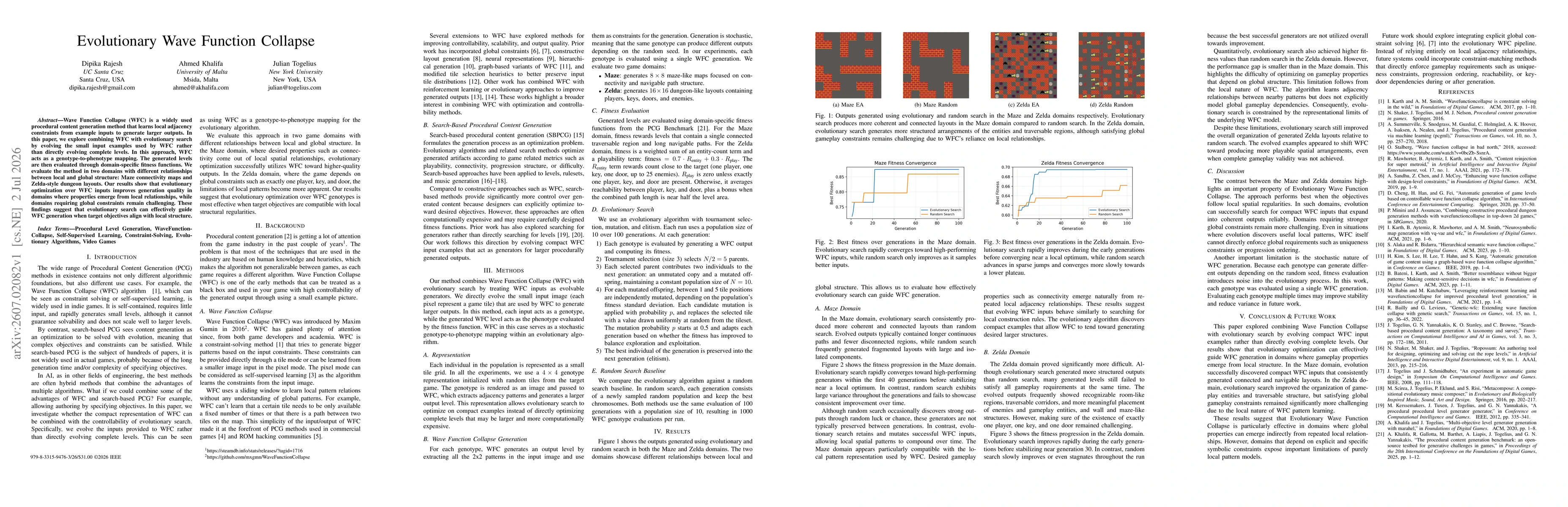 Thumbnail for Evolutionary Wave Function Collapse