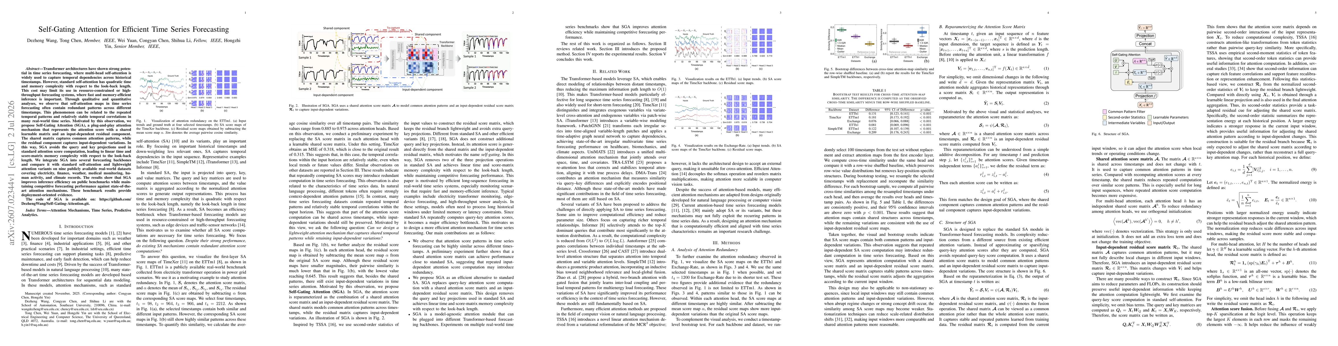 Thumbnail for Self-Gating Attention for Efficient Time Series Forecasting