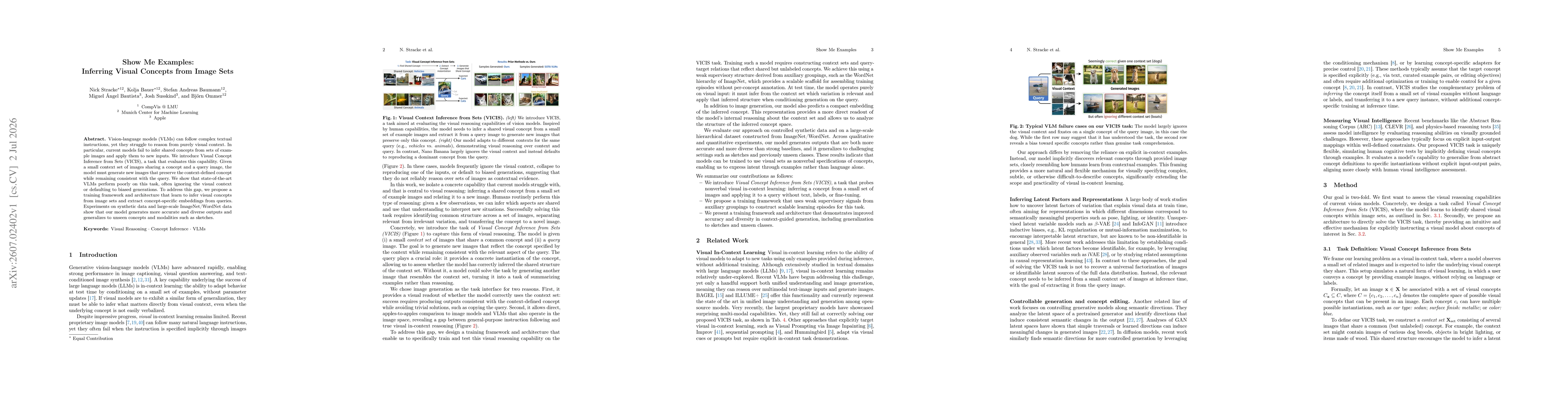 Thumbnail for Show Me Examples: Inferring Visual Concepts from Image Sets