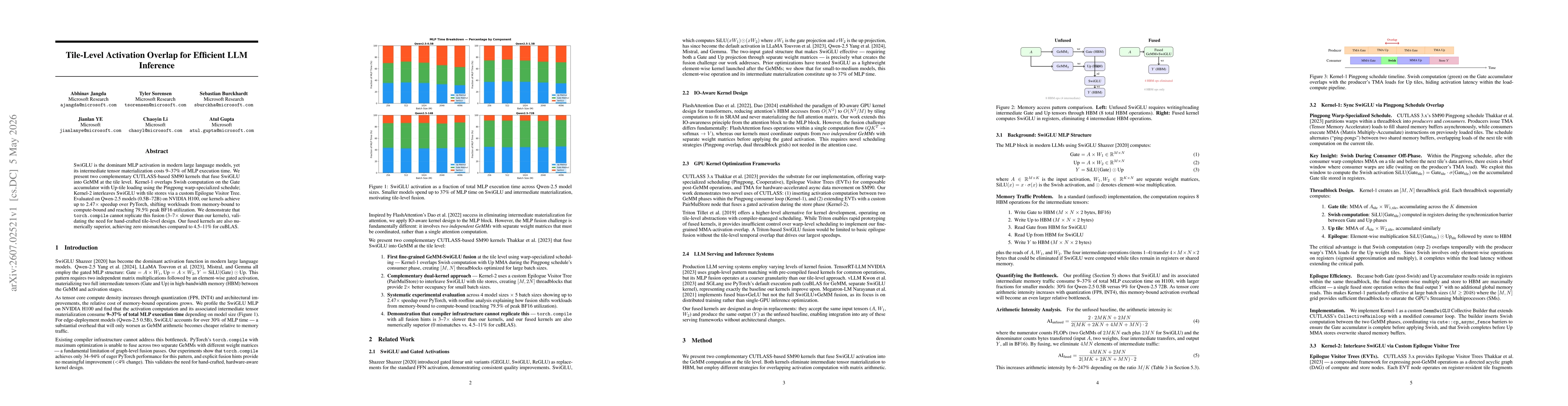 Thumbnail for Tile-Level Activation Overlap for Efficient LLM Inference
