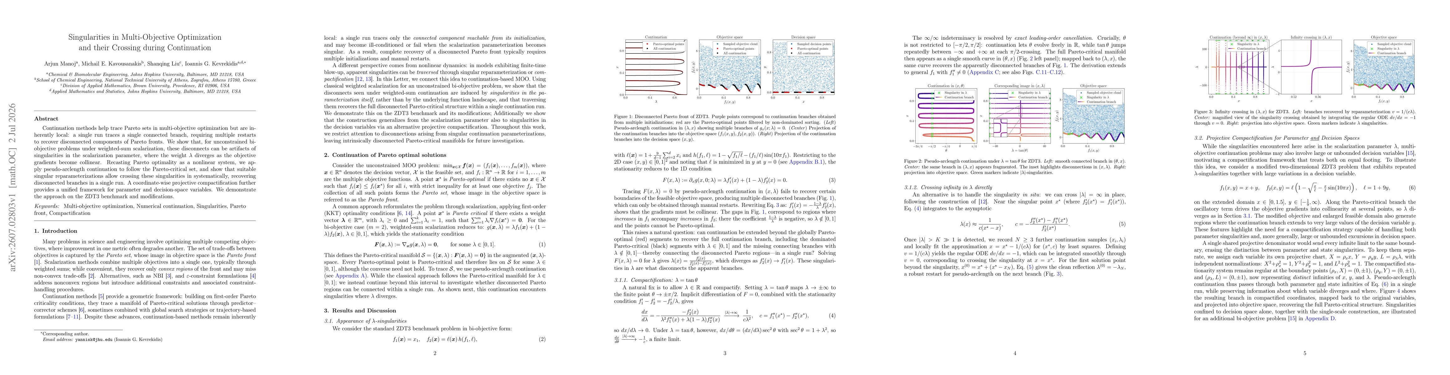 Thumbnail for Singularities in Multi-Objective Optimization and their Crossing during Continuation
