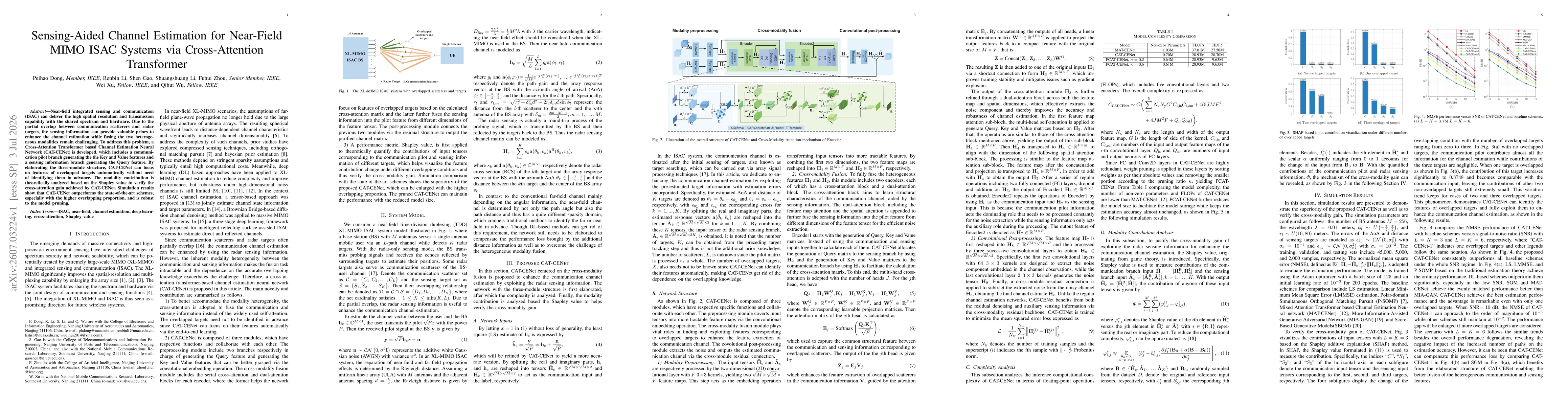 Thumbnail for Sensing-Aided Channel Estimation for Near-Field MIMO ISAC Systems via Cross-Attention Transformer