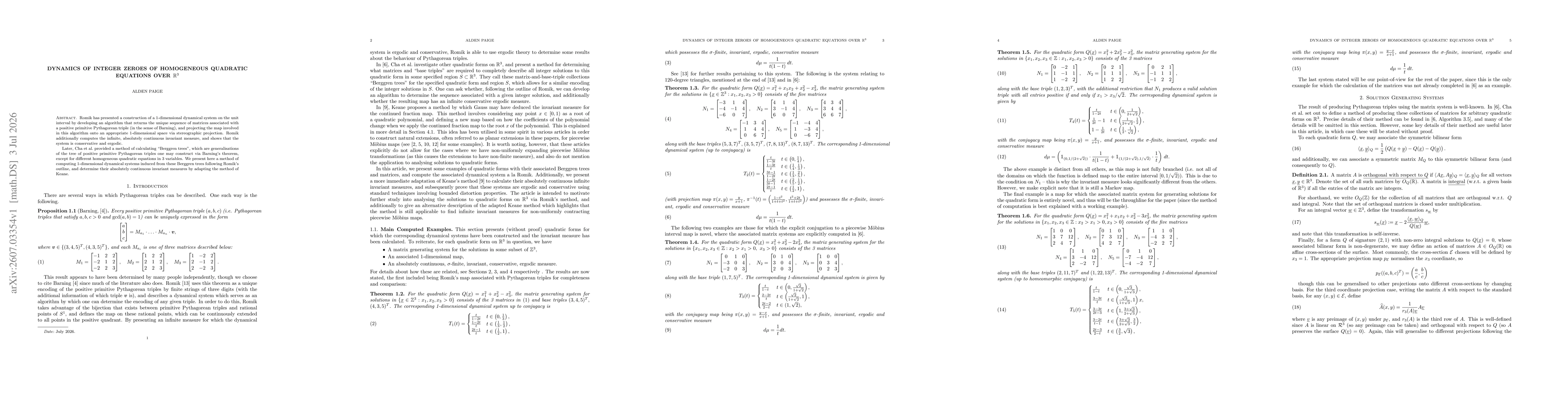 Thumbnail for Dynamics of integer zeroes of homogeneous quadratic equations over $\mathbb{R}^3$
