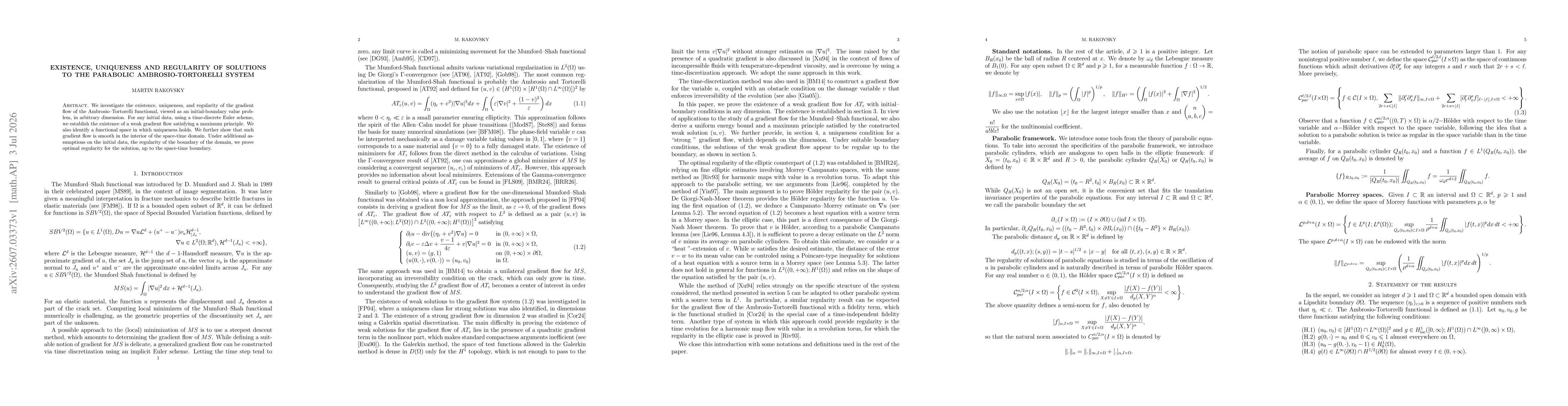 Thumbnail for Existence, uniqueness and regularity of solutions to the parabolic Ambrosio-Tortorelli system