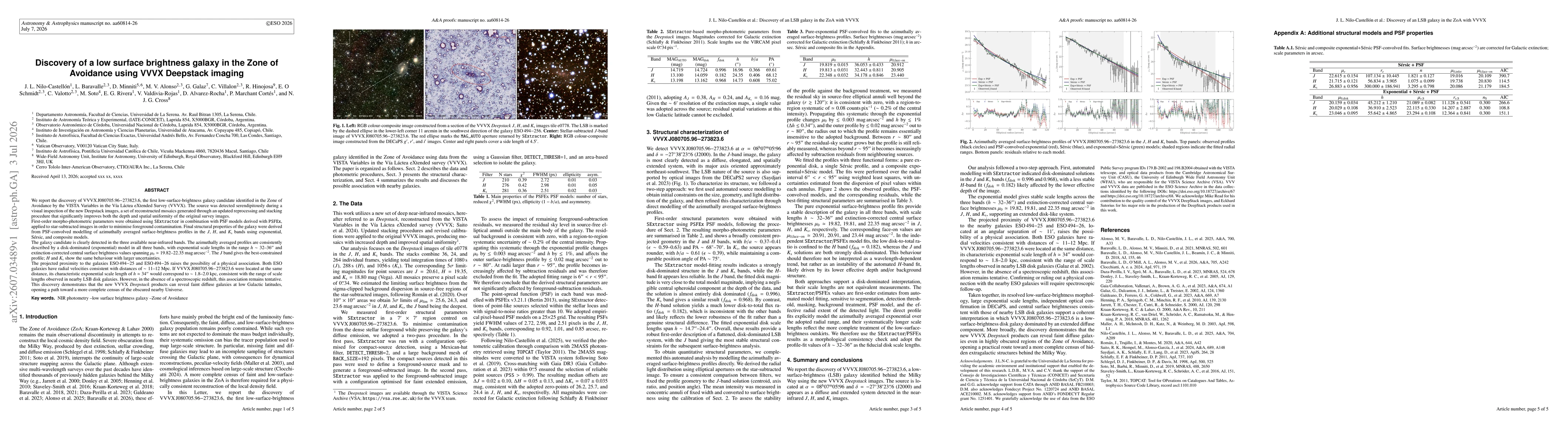 Thumbnail for Discovery of a low surface brightness galaxy in the Zone of Avoidance using VVVX Deepstack imaging