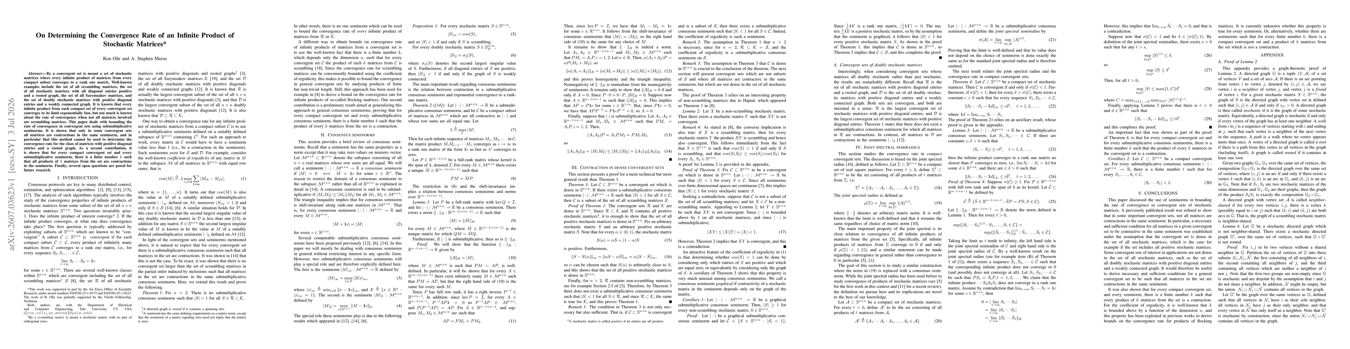 Thumbnail for On Determining the Convergence Rate of an Infinite Product of Stochastic Matrices