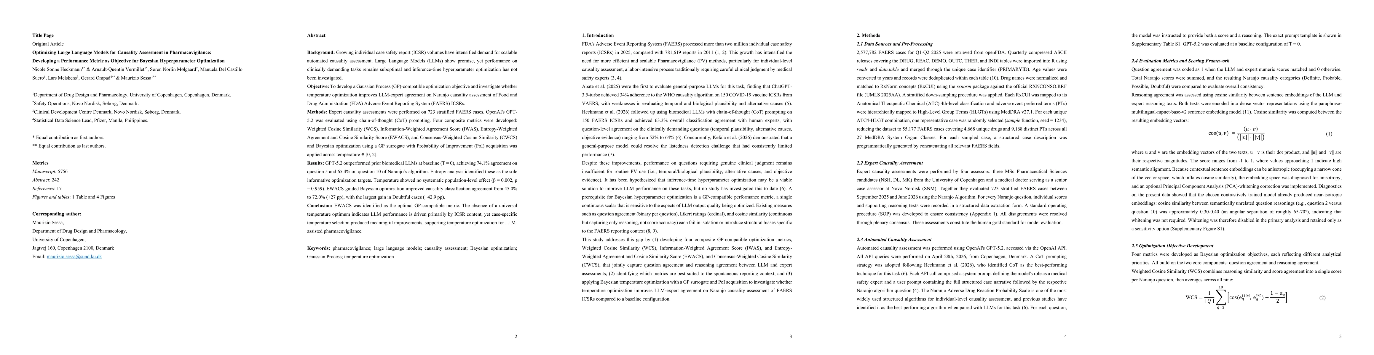 Thumbnail for Optimizing Large Language Models for Causality Assessment in Pharmacovigilance: Developing a Performance Metric as Objective for Bayesian Hyperparameter Optimization