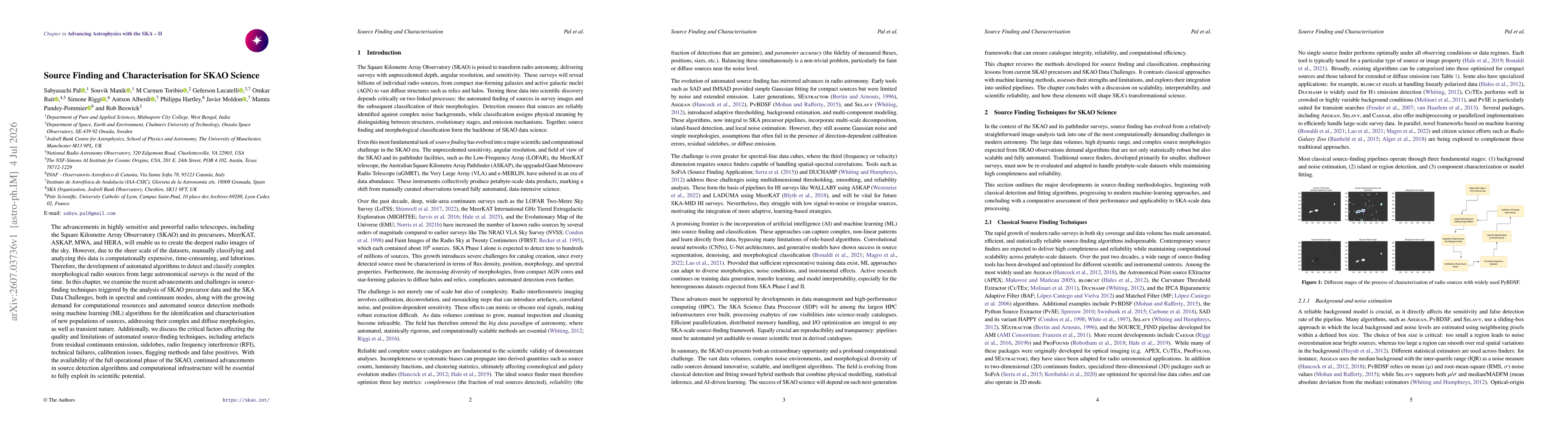 Thumbnail for Source Finding and Characterisation for SKAO Science