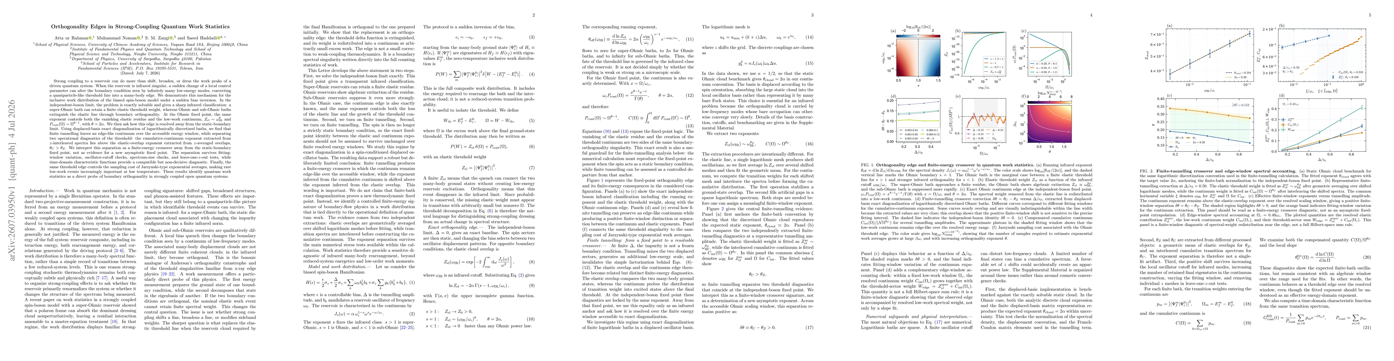 Thumbnail for Orthogonality Edges in Strong-Coupling Quantum Work Statistics
