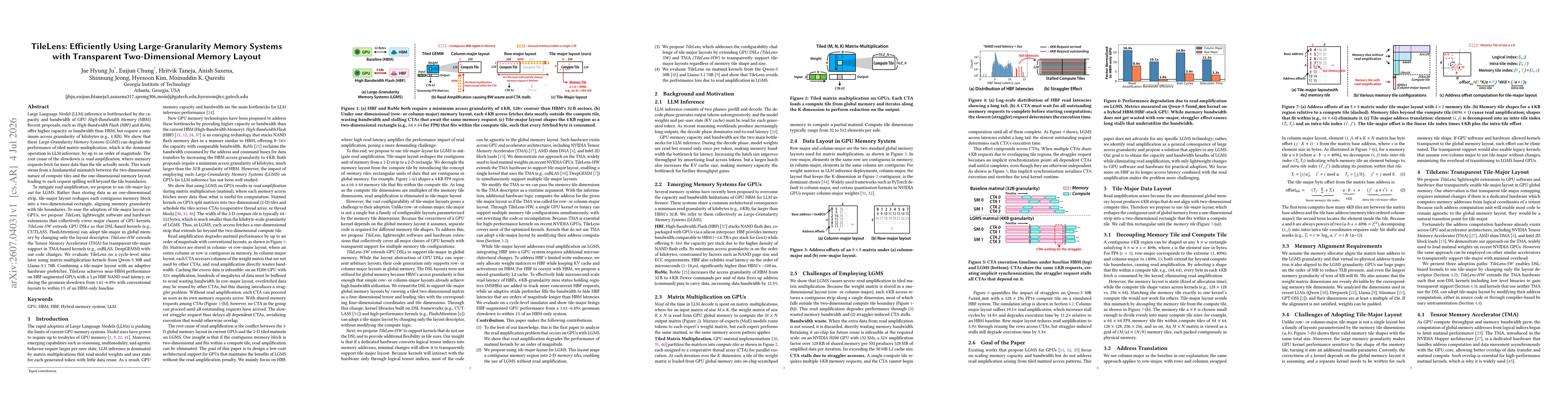 Thumbnail for TileLens: Efficiently Using Large-Granularity Memory Systems with Transparent Two-Dimensional Memory Layout
