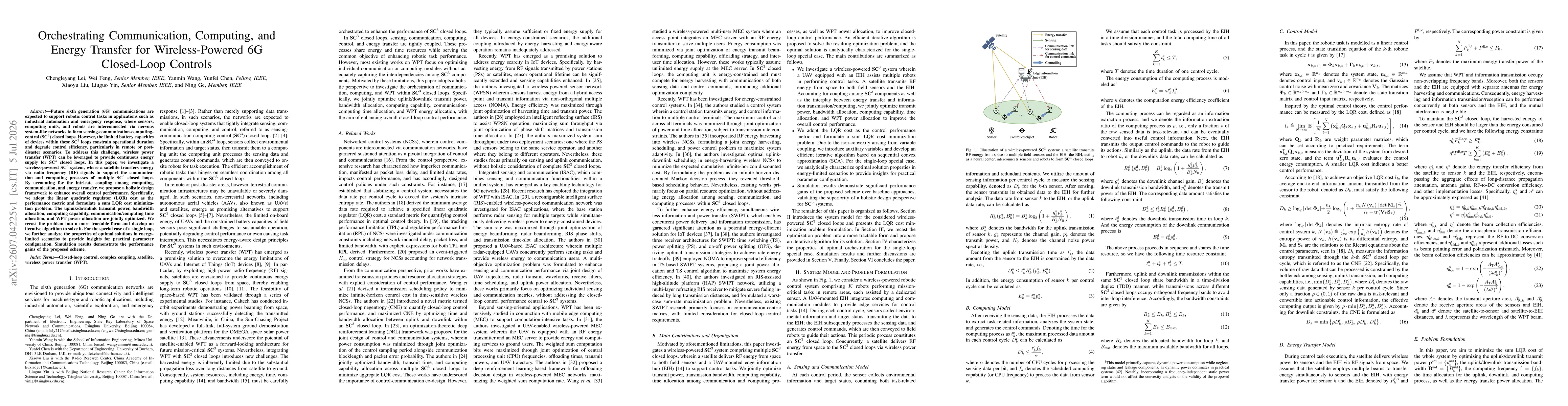 Thumbnail for Orchestrating Communication, Computing, and Energy Transfer for Wireless-Powered 6G Closed-Loop Controls