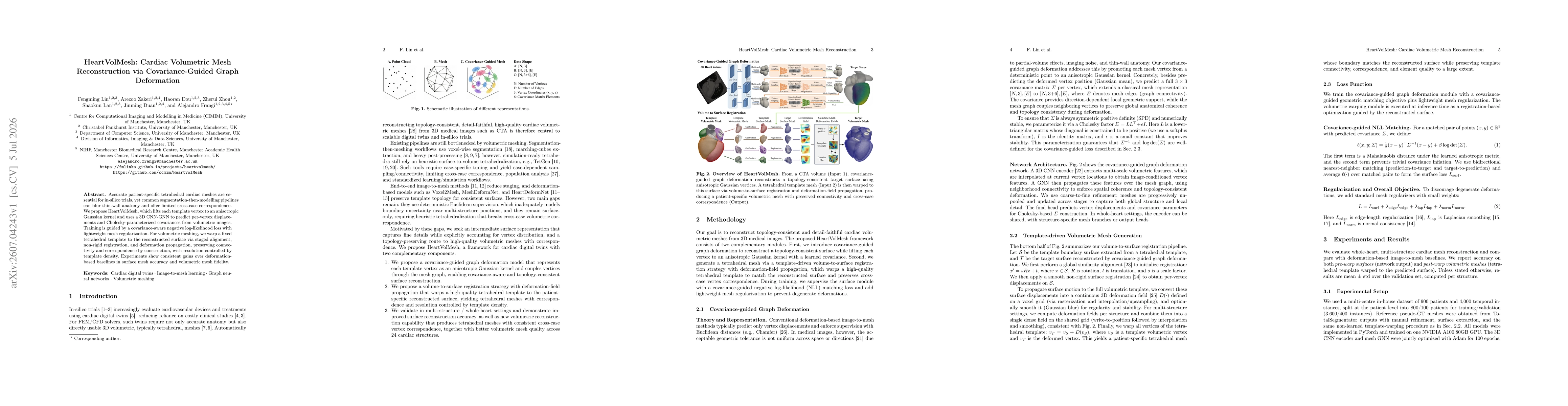 Thumbnail for HeartVolMesh: Cardiac Volumetric Mesh Reconstruction via Covariance-Guided Graph Deformation