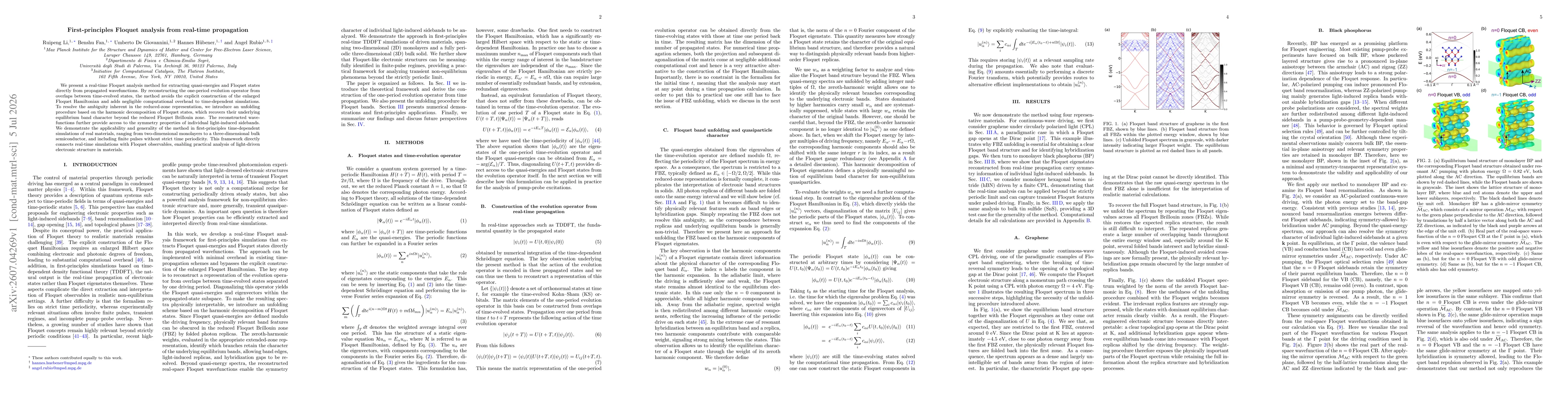 Thumbnail for First-principles Floquet analysis from real-time propagation
