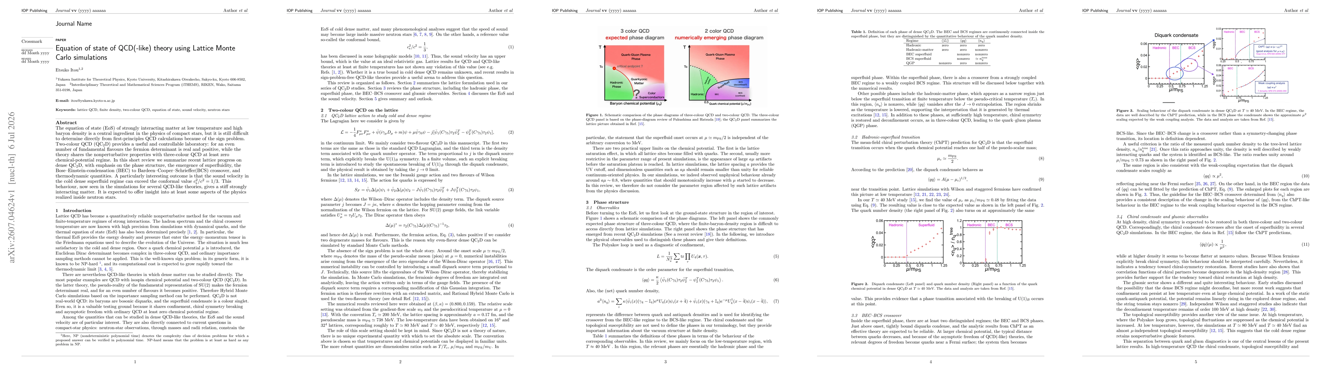 Thumbnail for Equation of state of QCD(-like) theory using Lattice Monte Carlo simulations