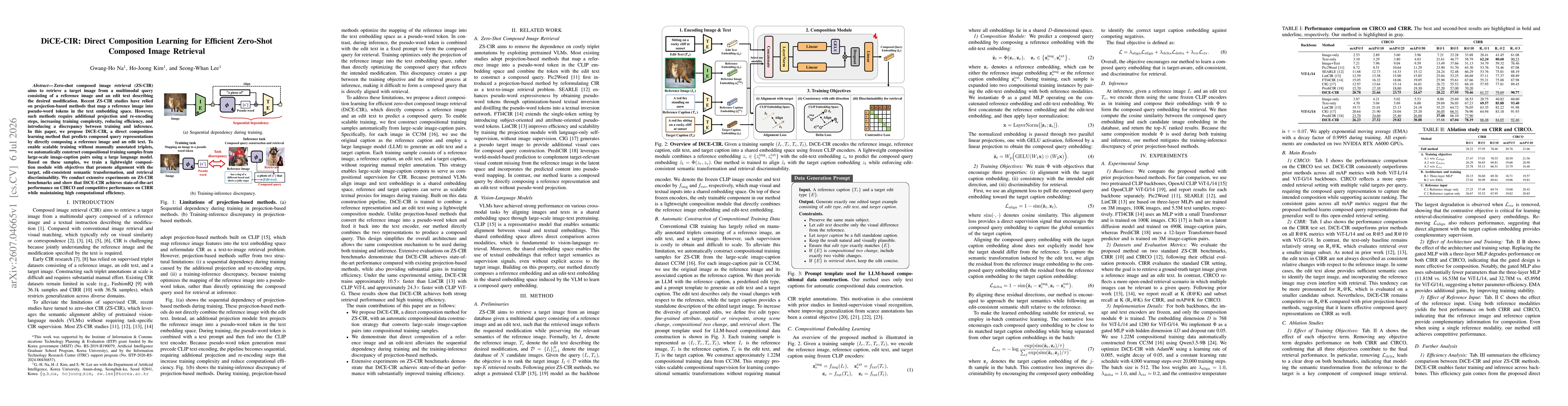 Thumbnail for DiCE-CIR: Direct Composition Learning for Efficient Zero-Shot Composed Image Retrieval