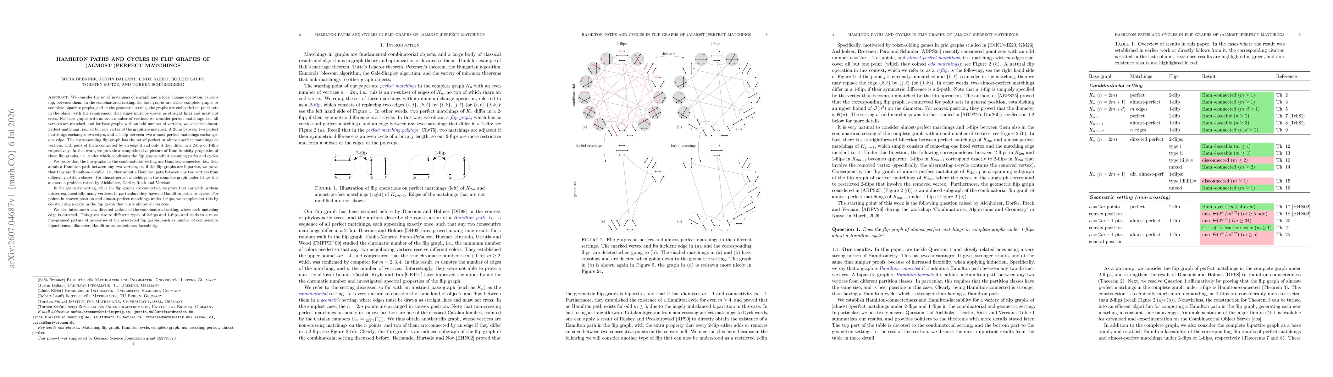 Thumbnail for Hamilton paths and cycles in flip graphs of (almost-)perfect matchings