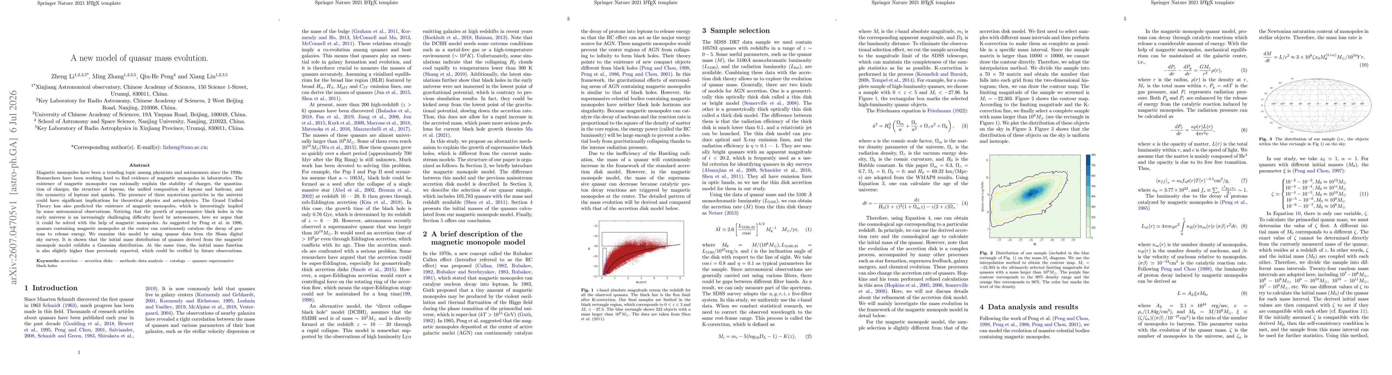 Thumbnail for A new model of quasar mass evolution