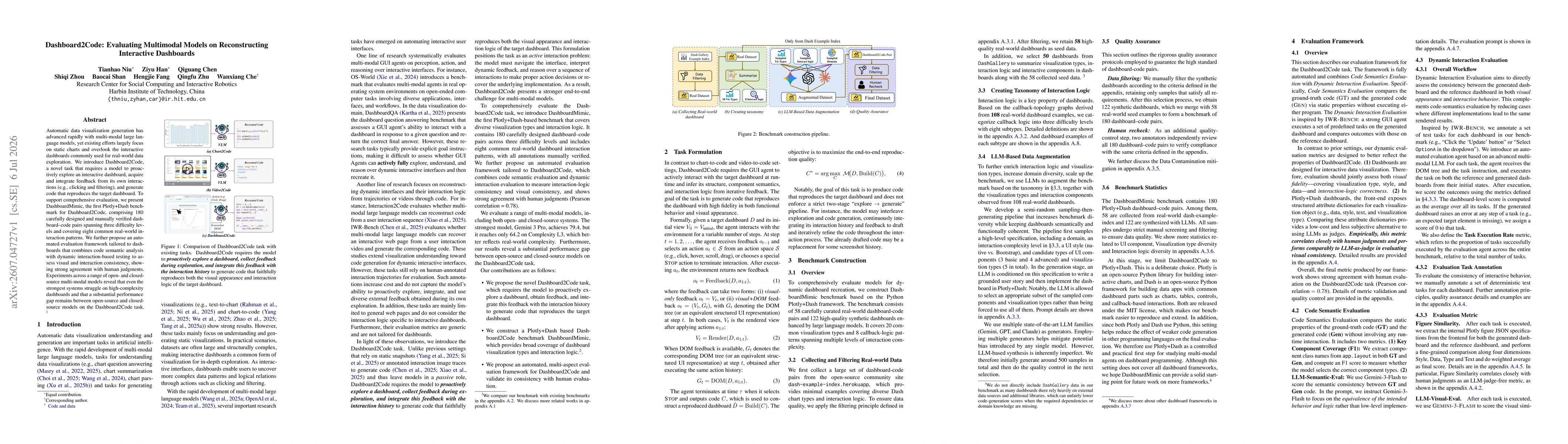 Thumbnail for Dashboard2Code: Evaluating Multimodal Models on Reconstructing Interactive Dashboards