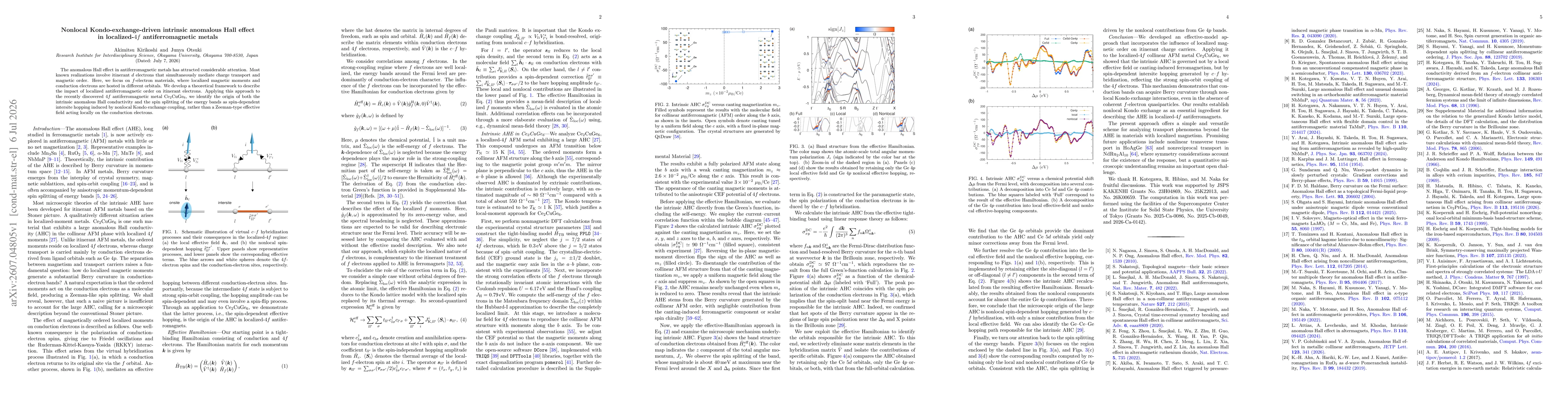 Thumbnail for Nonlocal Kondo-exchange-driven intrinsic anomalous Hall effect in localized-$4f$ antiferromagnetic metals