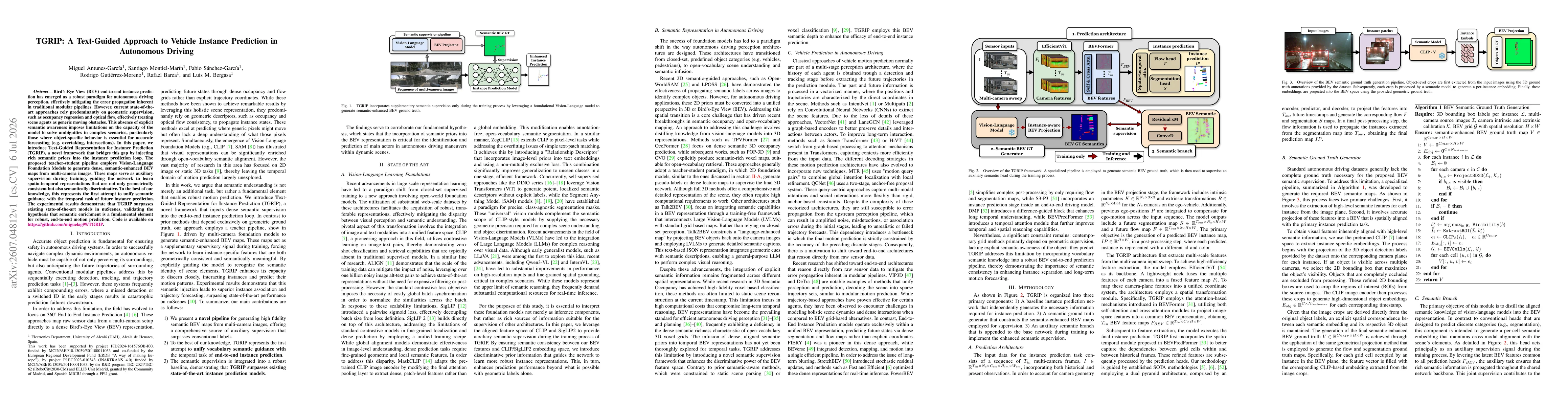 Thumbnail for TGRIP: A Text-Guided Approach to Vehicle Instance Prediction in Autonomous Driving
