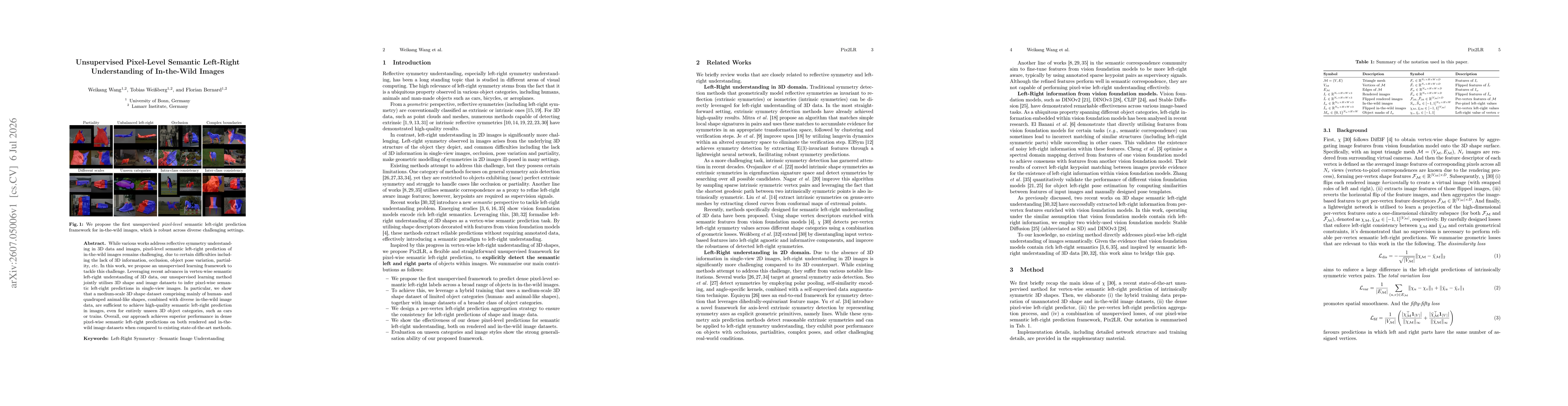 Thumbnail for Unsupervised Pixel-Level Semantic Left-Right Understanding of In-the-Wild Images