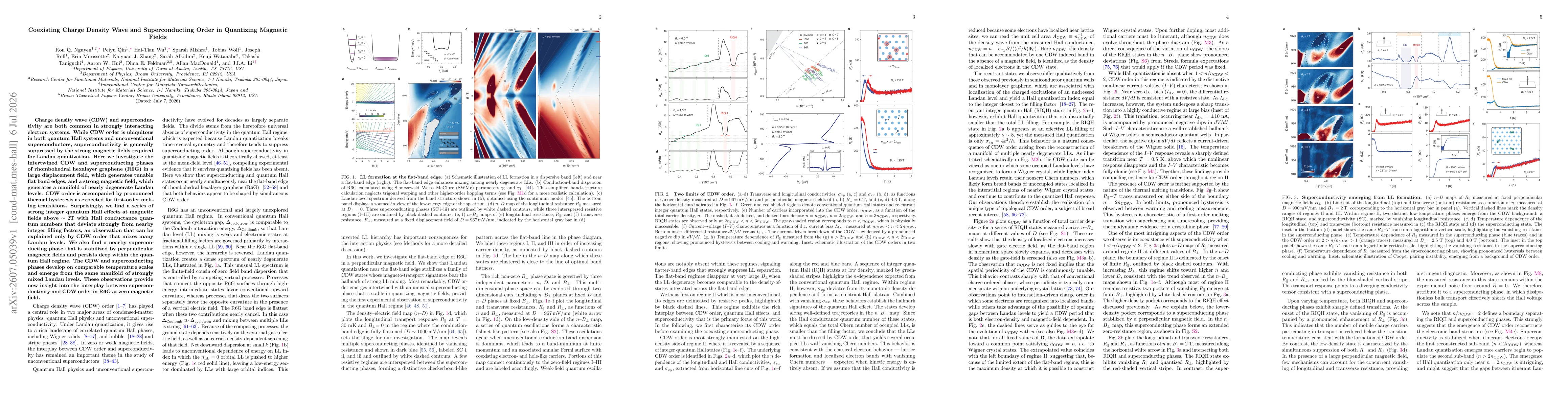 Thumbnail for Coexisting Charge Density Wave and Superconducting Order in Quantizing Magnetic Fields
