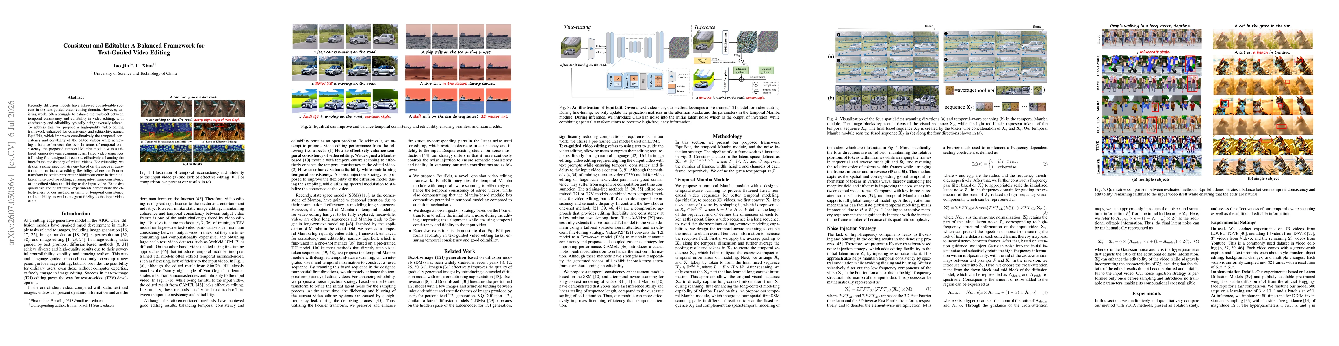 Thumbnail for Consistent and Editable: A Balanced Framework for Text-Guided Video Editing
