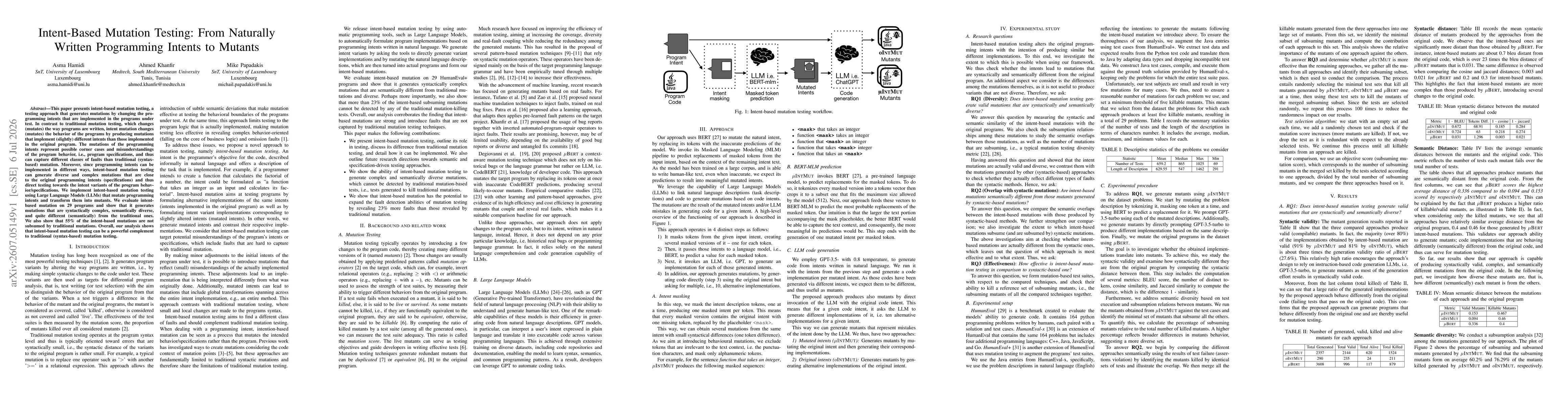 Thumbnail for Intent-Based Mutation Testing: From Naturally Written Programming Intents to Mutants