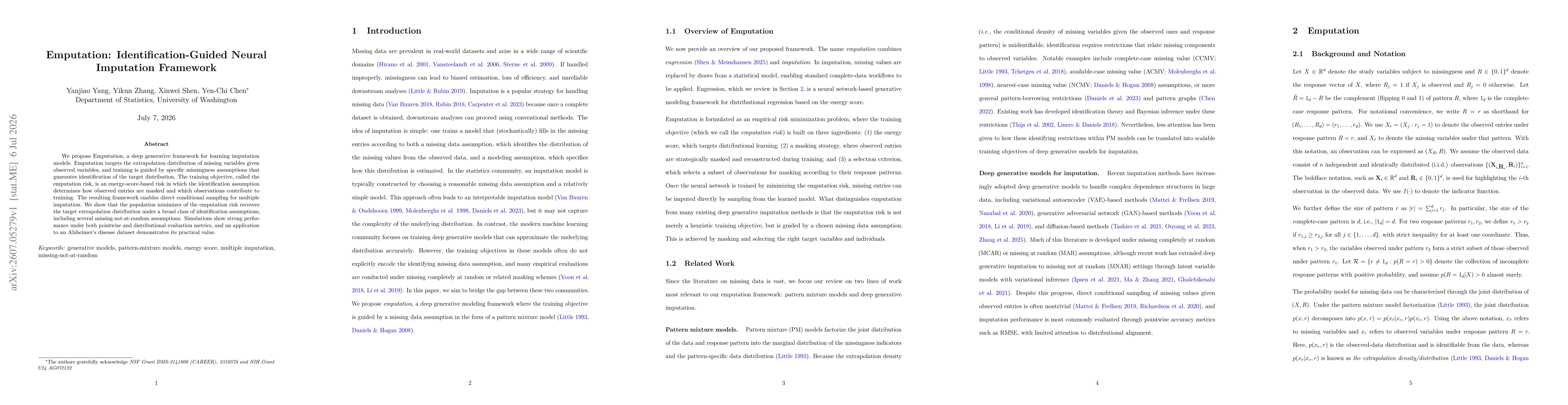 Thumbnail for Emputation: Identification-Guided Neural Imputation Framework
