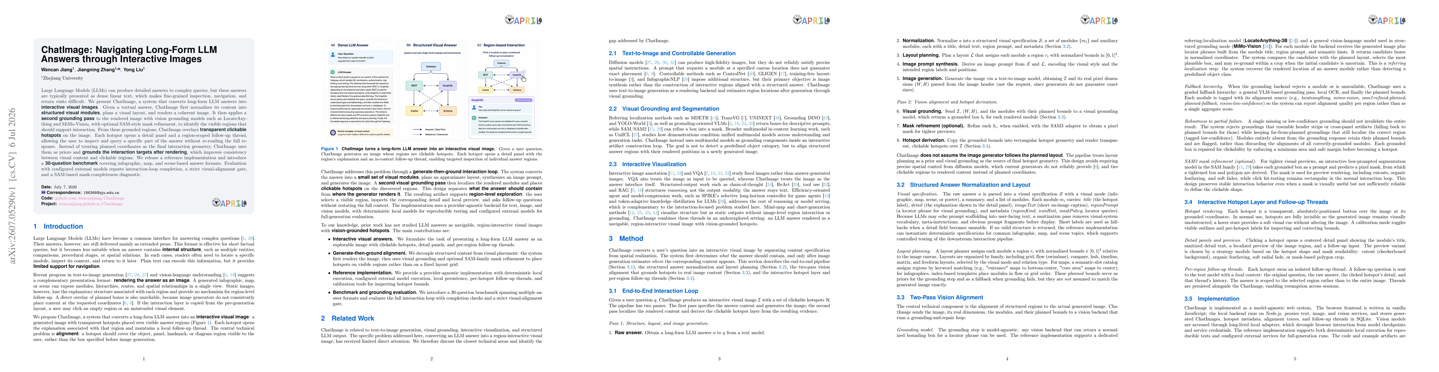 Thumbnail for ChatImage: Navigating Long-Form LLM Answers through Interactive Images