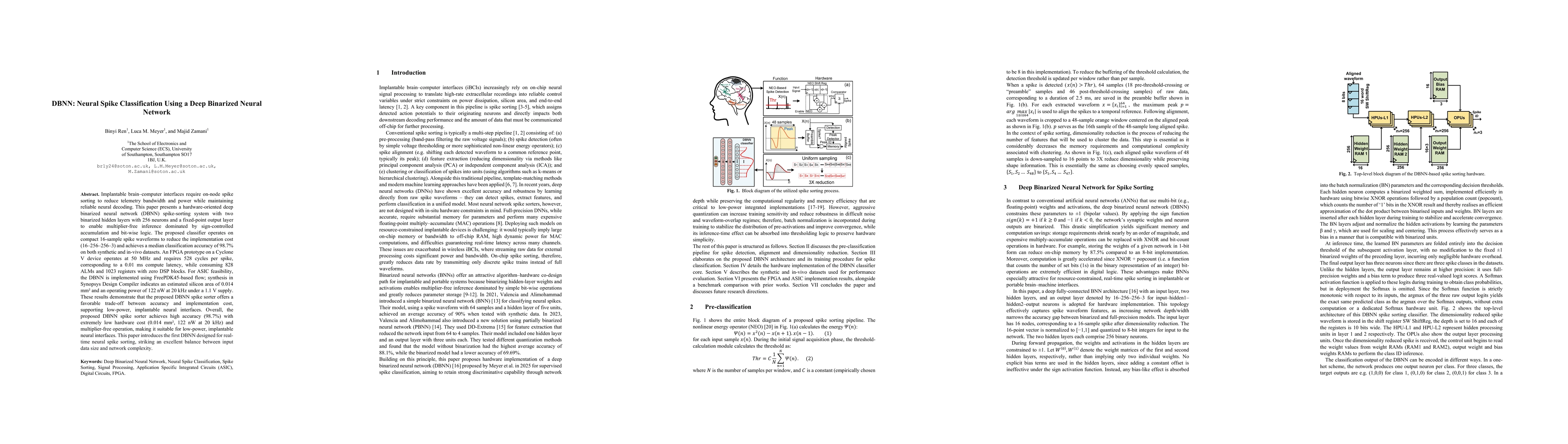 Thumbnail for DBNN: Neural Spike Classification Using a Deep Binarized Neural Network