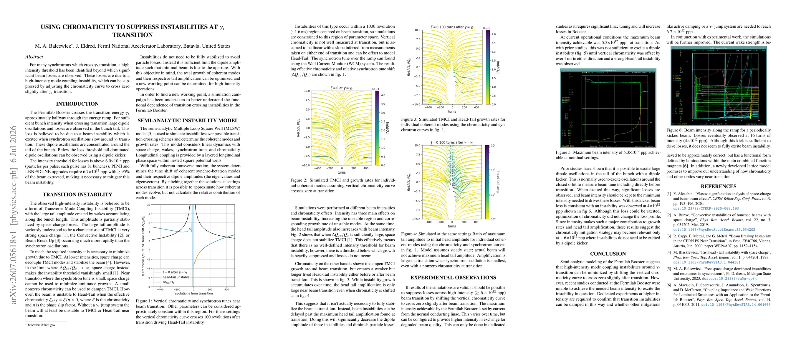 Thumbnail for Using Chromaticity to Suppress Instabilities at $γ_t$ Transition