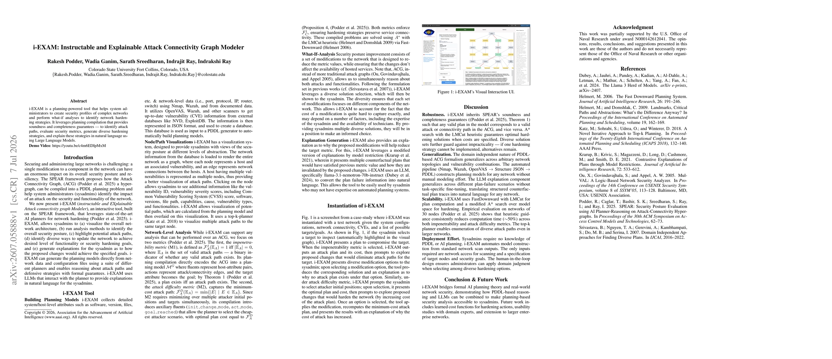 Thumbnail for i-EXAM: Instructable and Explainable Attack Connectivity Graph Modeler