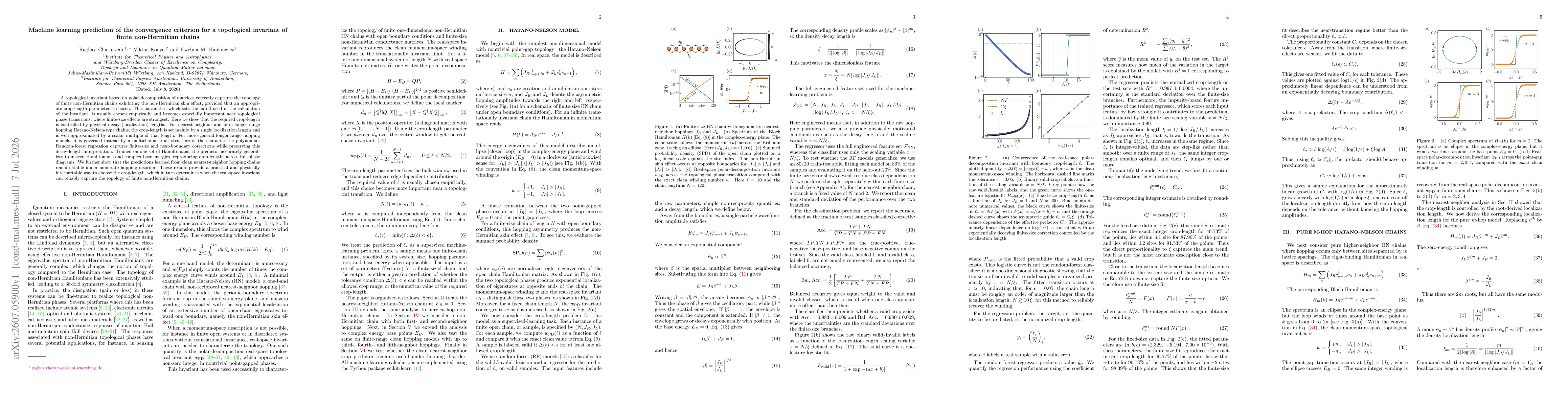 Thumbnail for Machine learning prediction of the convergence criterion for a topological invariant of finite non-Hermitian chains