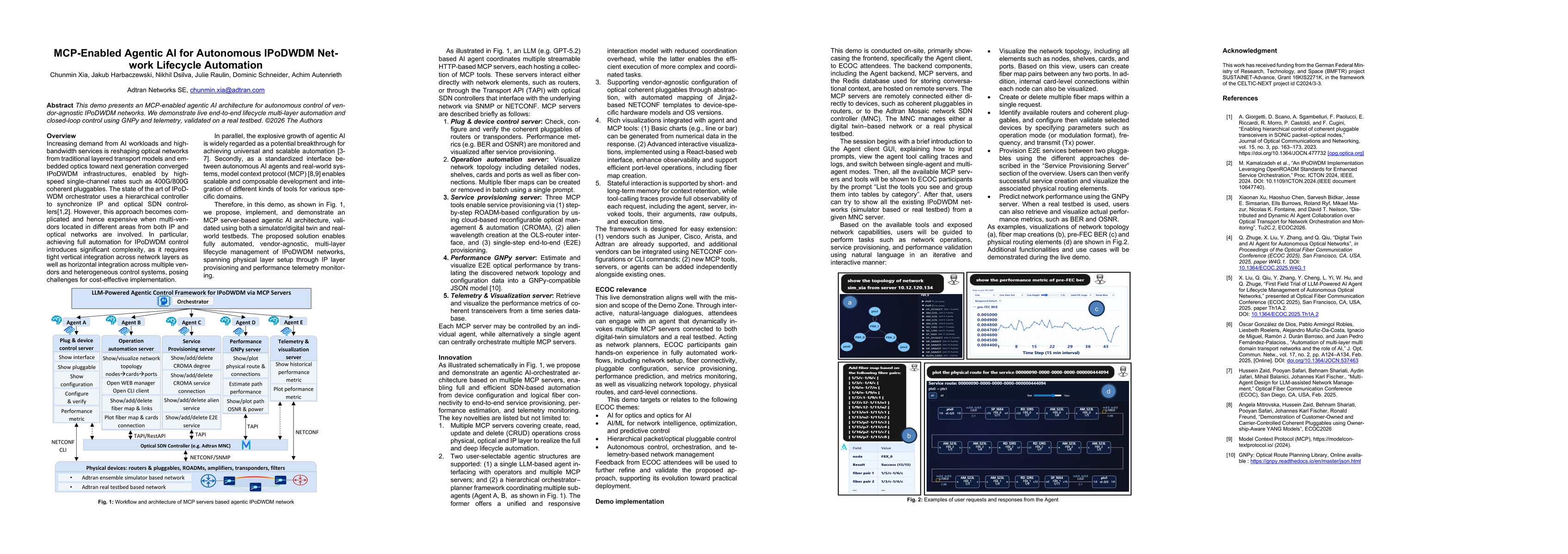 Thumbnail for MCP-Enabled Agentic AI for Autonomous IPoDWDM Network Lifecycle Automation