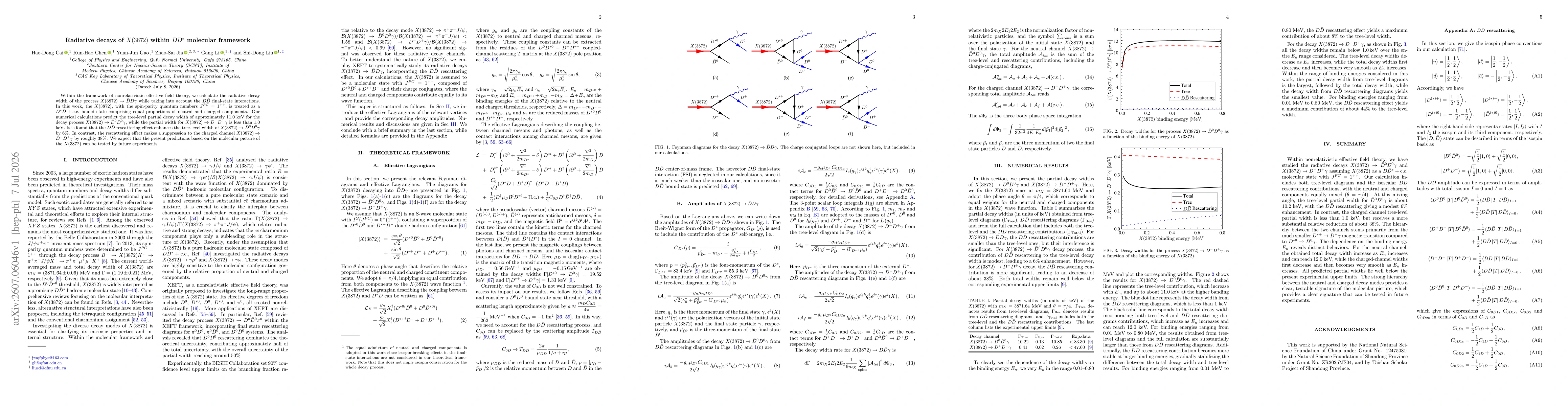 Thumbnail for Radiative decays of $X(3872)$ within $D{\bar D}^*$ molecular framework
