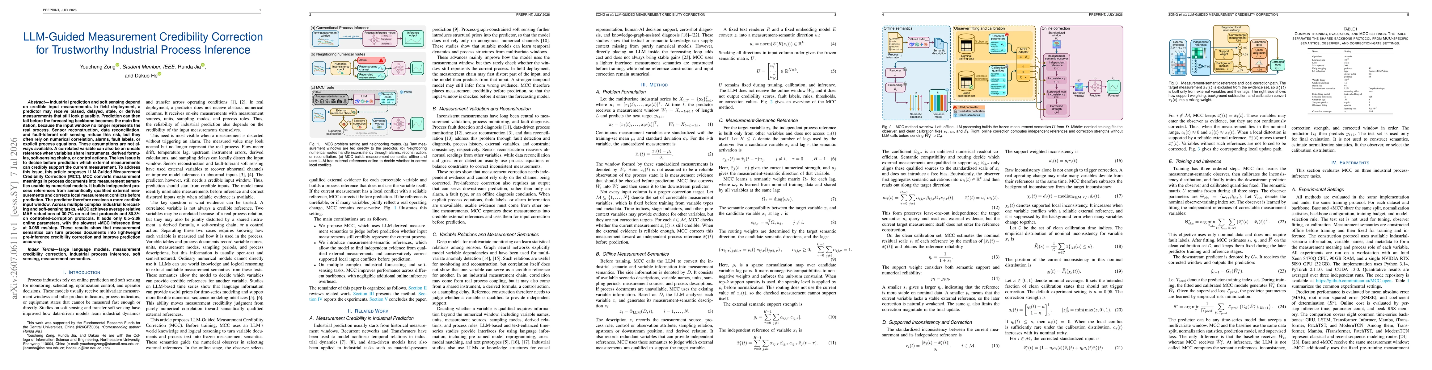Thumbnail for LLM-Guided Measurement Credibility Correction for Trustworthy Industrial Process Inference