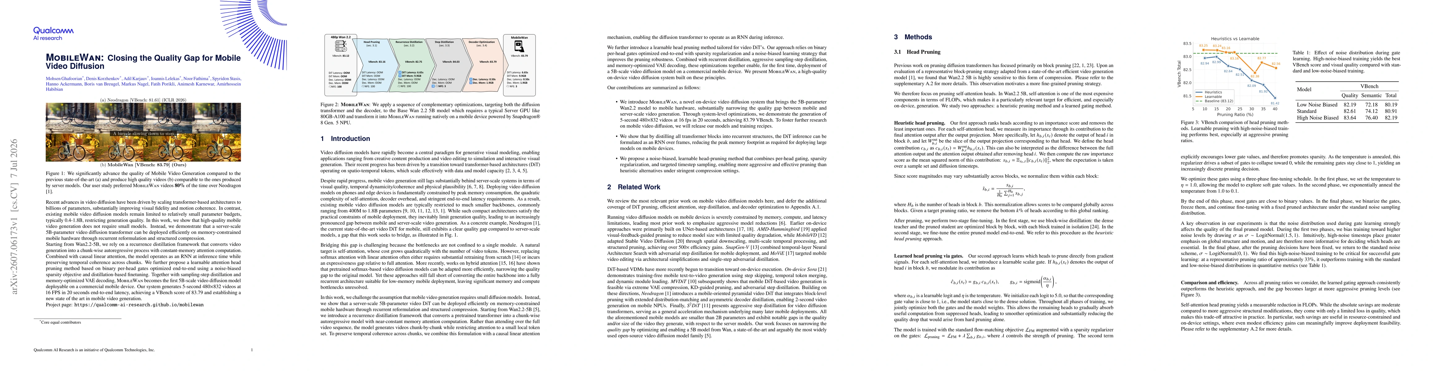 Thumbnail for MobileWan: Closing the Quality Gap for Mobile Video Diffusion