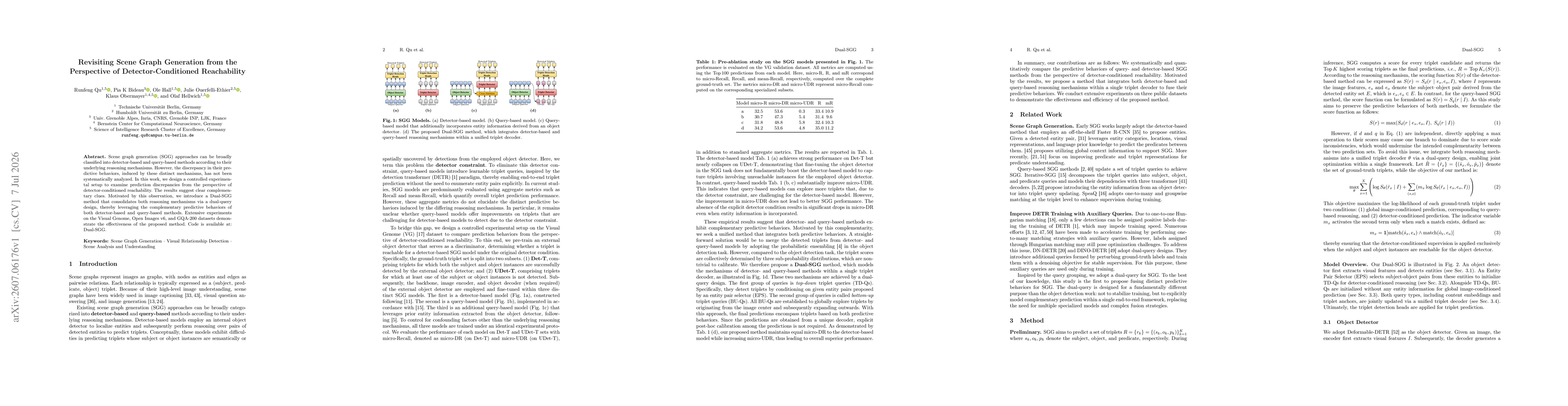 Thumbnail for Revisiting Scene Graph Generation from the Perspective of Detector-Conditioned Reachability