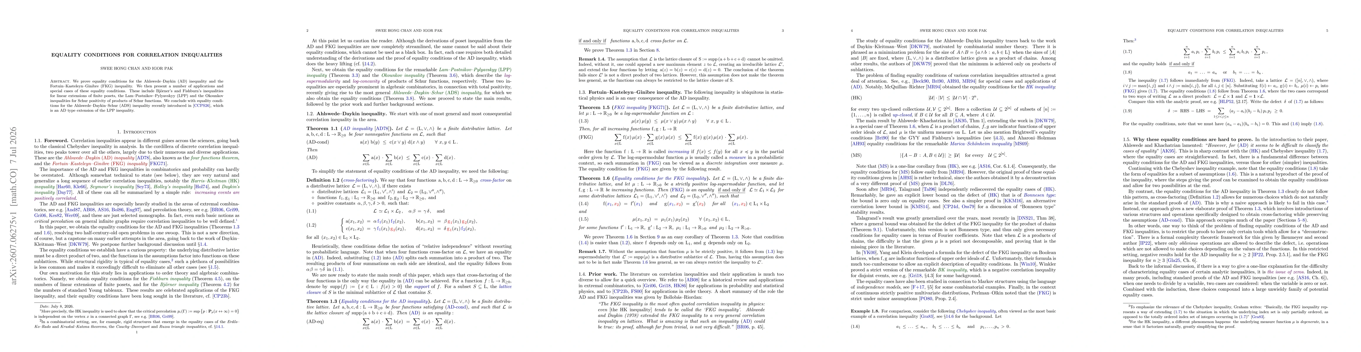 Thumbnail for Equality conditions for correlation inequalities