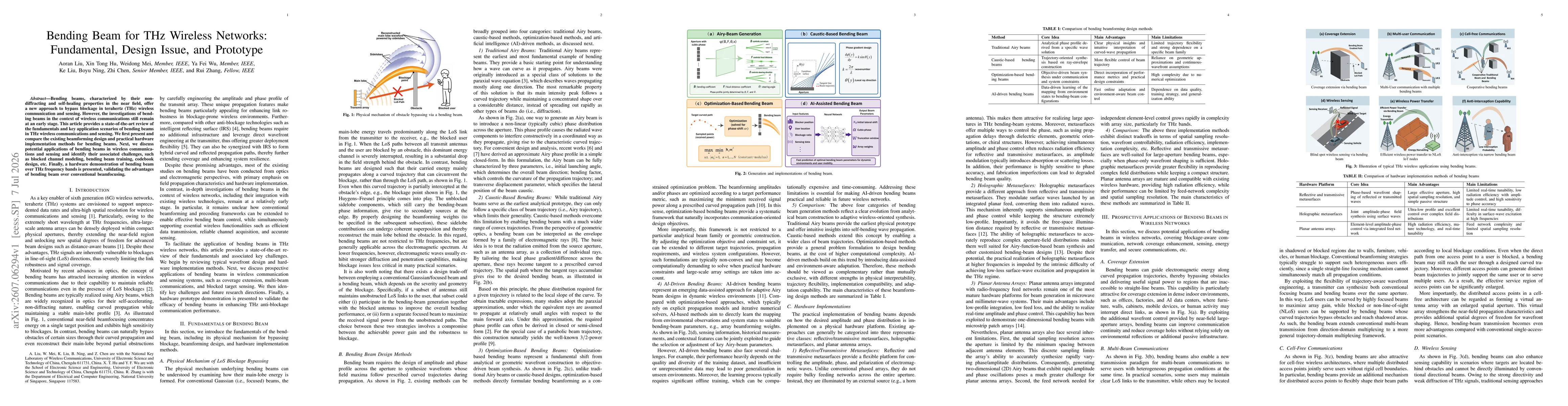 Thumbnail for Bending Beam for THz Wireless Networks: Fundamental, Design Issue, and Prototype